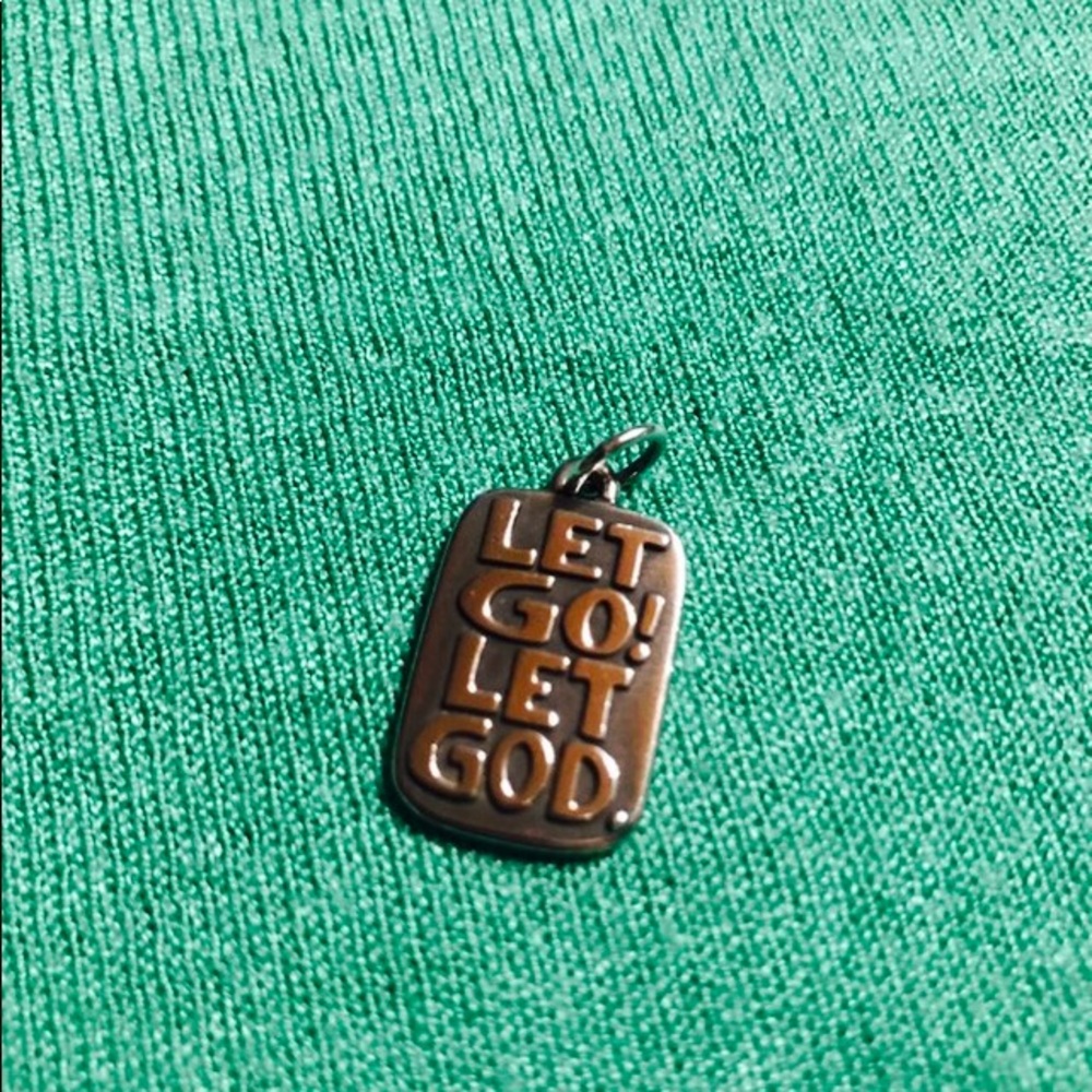 James Avery Charm! Let Go Let God!